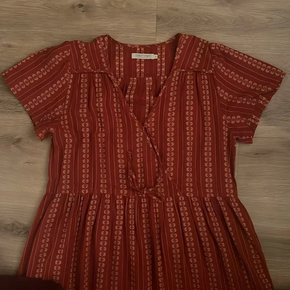 Christy Dawn “Dawn Dress” in Hibiscus Zinnia Stripe - Picture 9 of 10